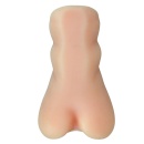 Masturbator ręczny Caroline z podwójnym kanałem TPR - 6
