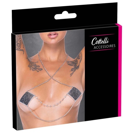 Nipple Jewellery silver chain - 1