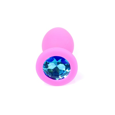 MyLove Toys - Jewellery Pink Silicone PLUG Small - 1 2