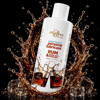Lubrykant i żel do masażu 2w1 Rum 300 ml - 1 2