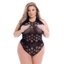 BACI JACQUARD BODYSUIT BLACK, QUEEN - 2