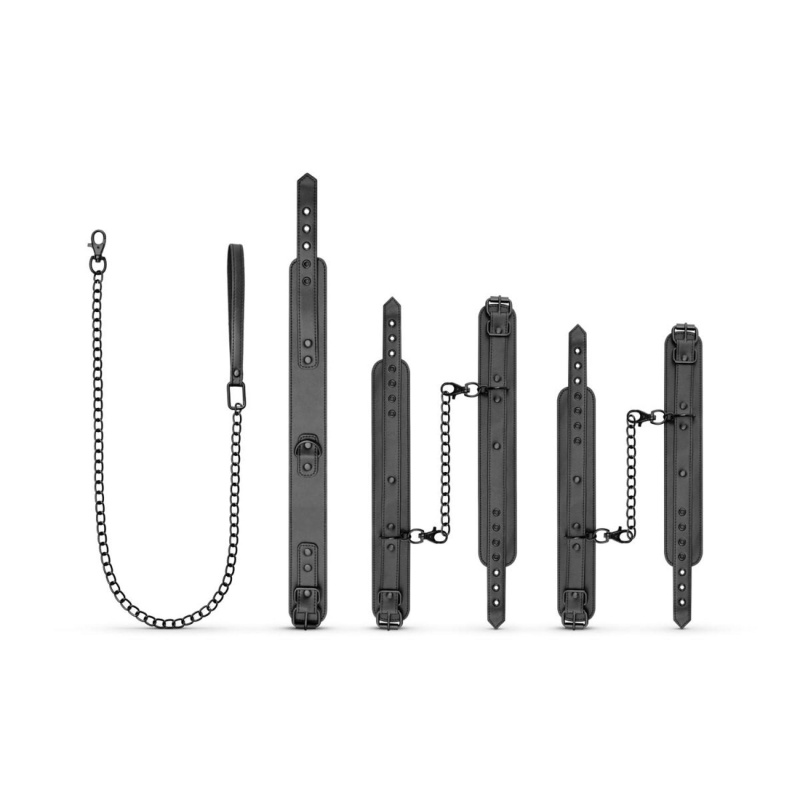 Bedroom Fantasies - Total Restraint Complete Set Black - 4