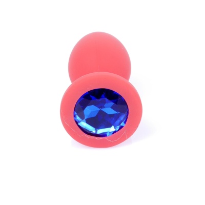 MyLove Toys - Jewellery Red Silicone PLUG Small - 1 2