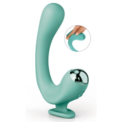 Wibrator dwufunkcyjny Reflexx Rabbit 2 z podwójnym silnikiem i funkcją rozgrzewania, 17,2 cm - 1 2