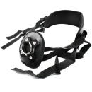 Zestaw Strap-On 4-częściowy - 3 wymienne dilda S/M/L z przyssawką i regulowaną uprzężą, średnice 2,8-4,2 cm - 5