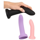 Zestaw Strap-On 4-częściowy - 3 wymienne dilda S/M/L z przyssawką i regulowaną uprzężą, średnice 2,8-4,2 cm - 8