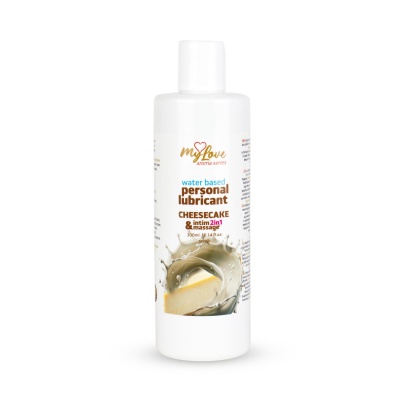 Wodny lubrykant i żel do masażu 2w1 Aroma Series Cheesecake 300 ml - 1