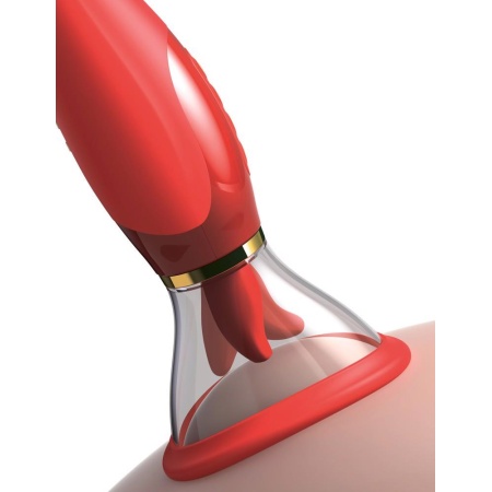 Wibrator Her Ultimate Pleasure — stymulator łechtaczki z funkcją ssania i ruchomym języczkiem, 25,4 cm - 6