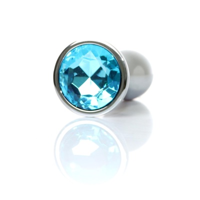 Plug-Jewellery Silver PLUG- Light Blue L - 1 2