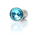 Plug-Jewellery Silver PLUG- Light Blue L - 2