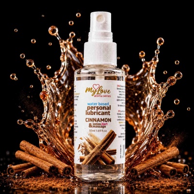 Lubrykant intymny i do masażu 2w1 Aroma Series Cinnamon 50ml - 1 2