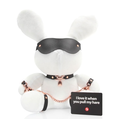 Rabbit Bondage - Velvet - Large - White - 1