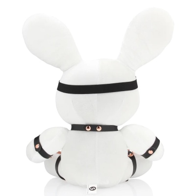 Rabbit Bondage - Velvet - Large - White - 1 2