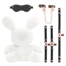 Rabbit Bondage - Velvet - Large - White - 3