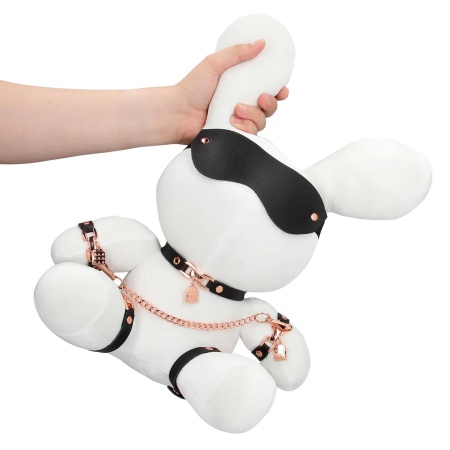 Rabbit Bondage - Velvet - Large - White - 7