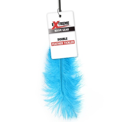 Double Feather Tickler Blue - 1 2