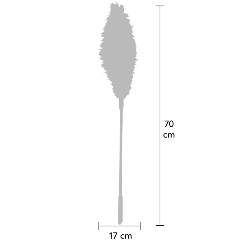Double Feather Tickler Blue - 7