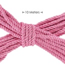 Polyester Bondage Rope - 32.8 ft / 10 m - Pink - 2
