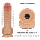Wibrujący zestaw strap-on 21,5 cm XS/S/M nude - 3