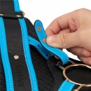 Wibrujący zestaw strap-on 21,5 cm XS/S/M nude - 4