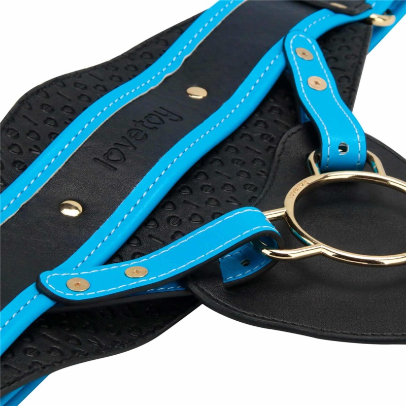Wibrujący zestaw strap-on 21,5 cm XS/S/M nude - 5