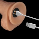 Wibrujący zestaw strap-on 21,5 cm XS/S/M nude - 20
