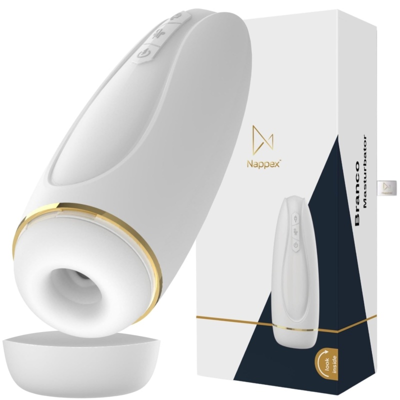 Masturbator - Nappex™ Branco White - Premium Mastubators (10 Languages) - 1