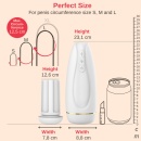 Masturbator - Nappex™ Branco White - Premium Mastubators (10 Languages) - 8