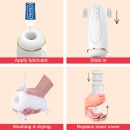Masturbator elektryczny Branco White z funkcją wibracji i zasysania, 23,1 cm x 8,8 cm x 8,8 cm - 9