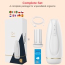 Masturbator - Nappex™ Branco White - Premium Mastubators (10 Languages) - 10
