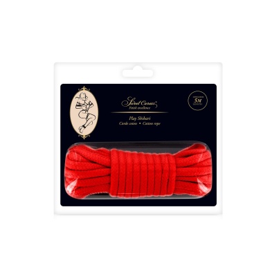 SM BONDAGE ROPE RED 5M (Size: T1) - 1 2