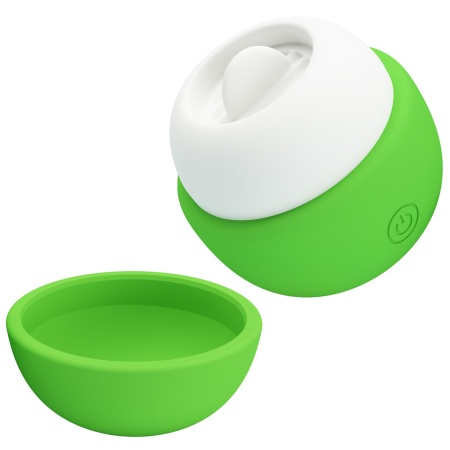 Stymulator łechtaczki Apple Secret - ruchomy języczek, 12 trybów, 8,5 × 6,5 × 5,5 cm - 5