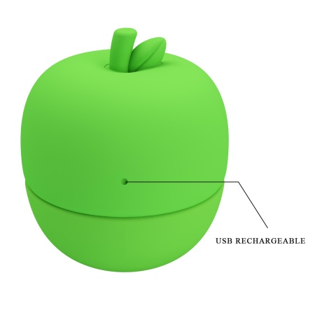 Stymulator łechtaczki Apple Secret - ruchomy języczek, 12 trybów, 8,5 × 6,5 × 5,5 cm - 9