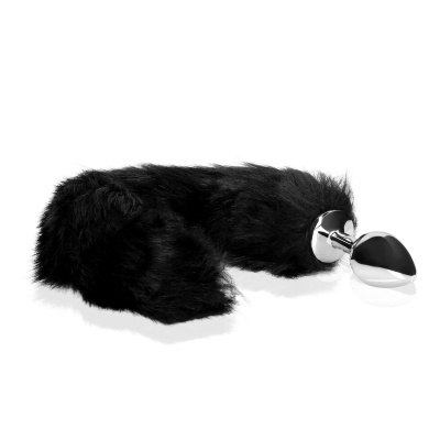Fox Tail with Metal Butt Plug - 1