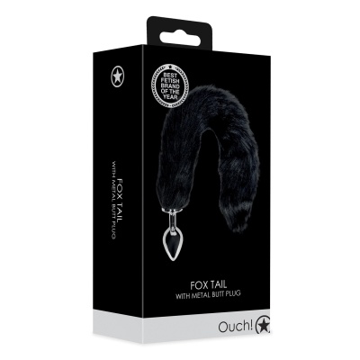 Fox Tail with Metal Butt Plug - 1 2