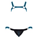 Men's Jock set black/blue 2XL - 6