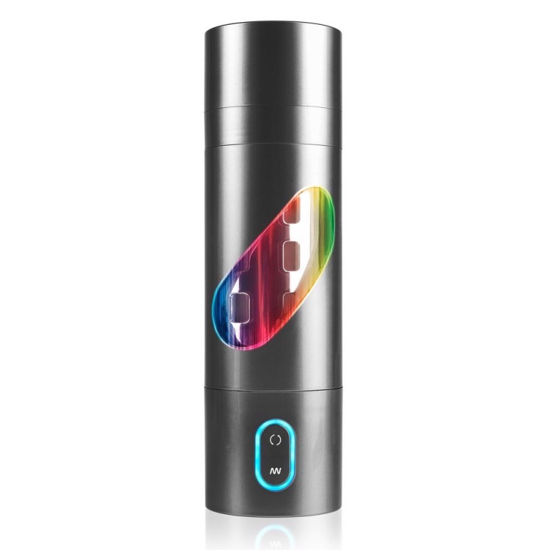 Masturbator rotacyjny Roto-Bator Mouth – 9 trybów obrotu, otwór ustny, zmiana kierunku, długość 24,1 cm - 3
