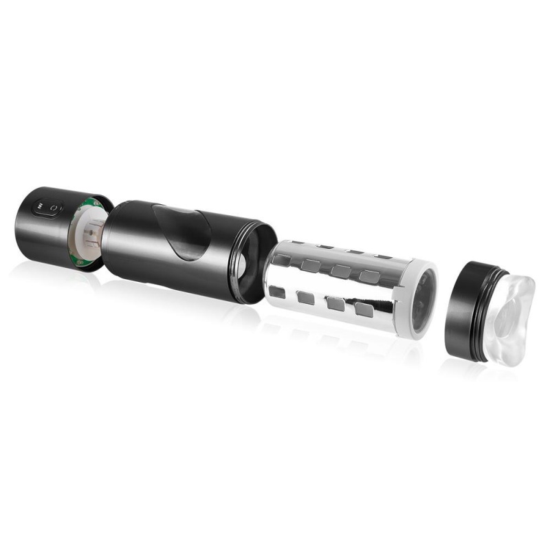 Masturbator rotacyjny Roto-Bator Mouth – 9 trybów obrotu, otwór ustny, zmiana kierunku, długość 24,1 cm - 6