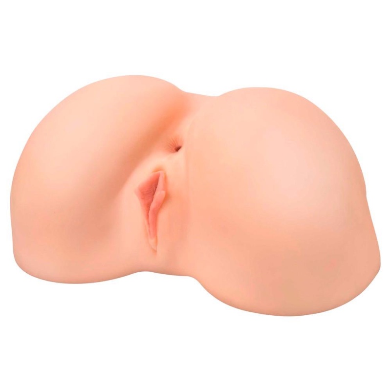 Masturbator torsowy Perfect 10 Booty Light – dwa kanały (waginalny i analny), długość wkładki 14 cm, TPE, 24,1 × 34,3 cm, 6,4 kg - 2