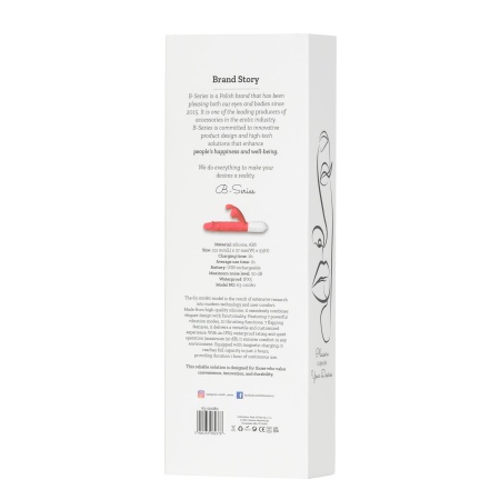 Wibrator silikonowy Silicone Vibrator 7 Vibration Modes - 7 trybów wibracji, 10 trybów ruchu góra-dół, 7 trybów uderzeń łechtacz - 3