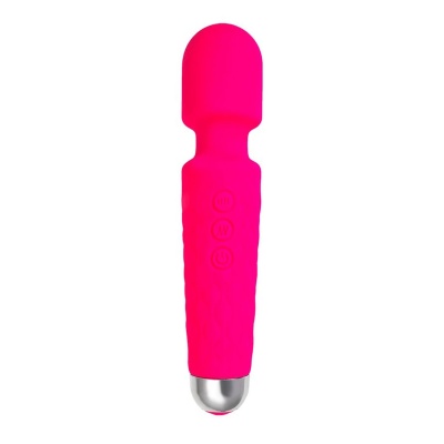 Flovetta Peony Vibrating massager, silicone, pink, 20.5 cm - 1 2