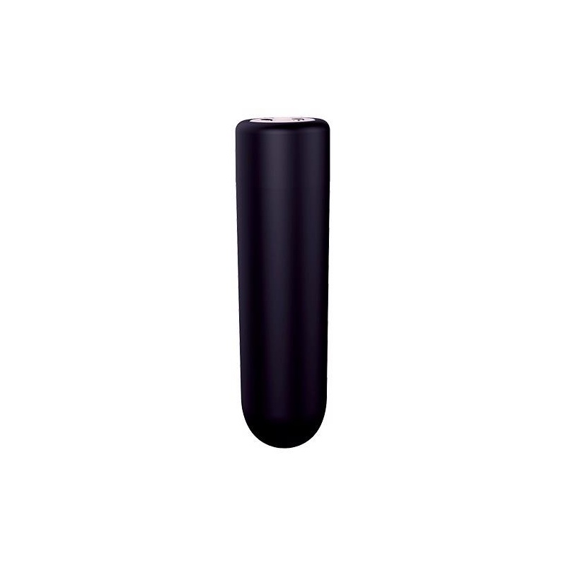 Wibrator bullet POWER BULLET BLACK - kompaktowy, 9 wzorów wibracji, silikon, ładowanie USB - 4