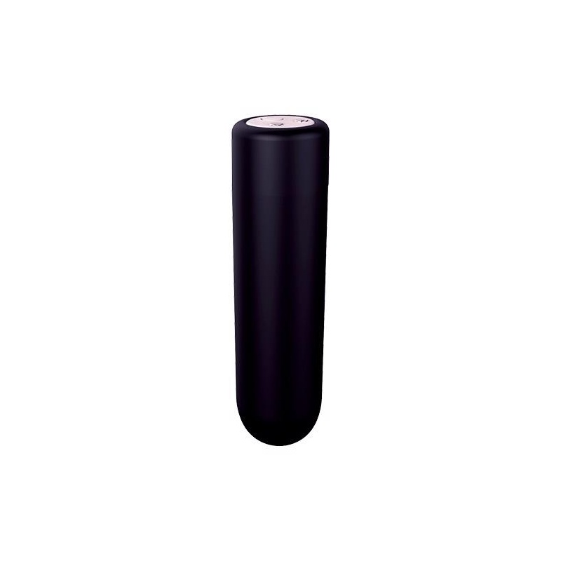 Wibrator bullet POWER BULLET BLACK - kompaktowy, 9 wzorów wibracji, silikon, ładowanie USB - 5
