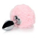 Bunny Tail with Metal Butt Plug - 1