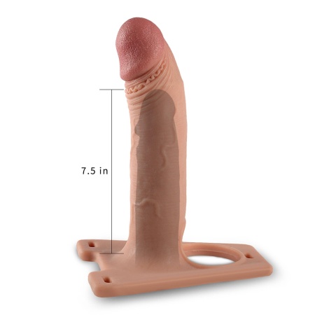 Hollow G 8'' – Wydrążone Dildo Silikonowe 20,3 cm z Pasem Biodrowym - 2