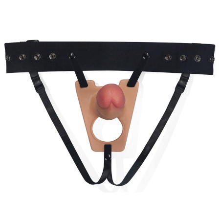 Hollow G 8'' – Wydrążone Dildo Silikonowe 20,3 cm z Pasem Biodrowym - 4