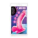 NATURALLY YOURS 4INCH MINI COCK PINK - 1
