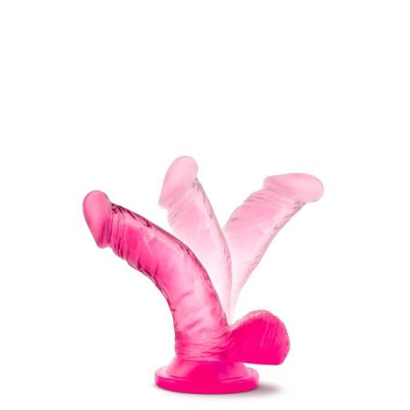 NATURALLY YOURS 4INCH MINI COCK PINK - 3