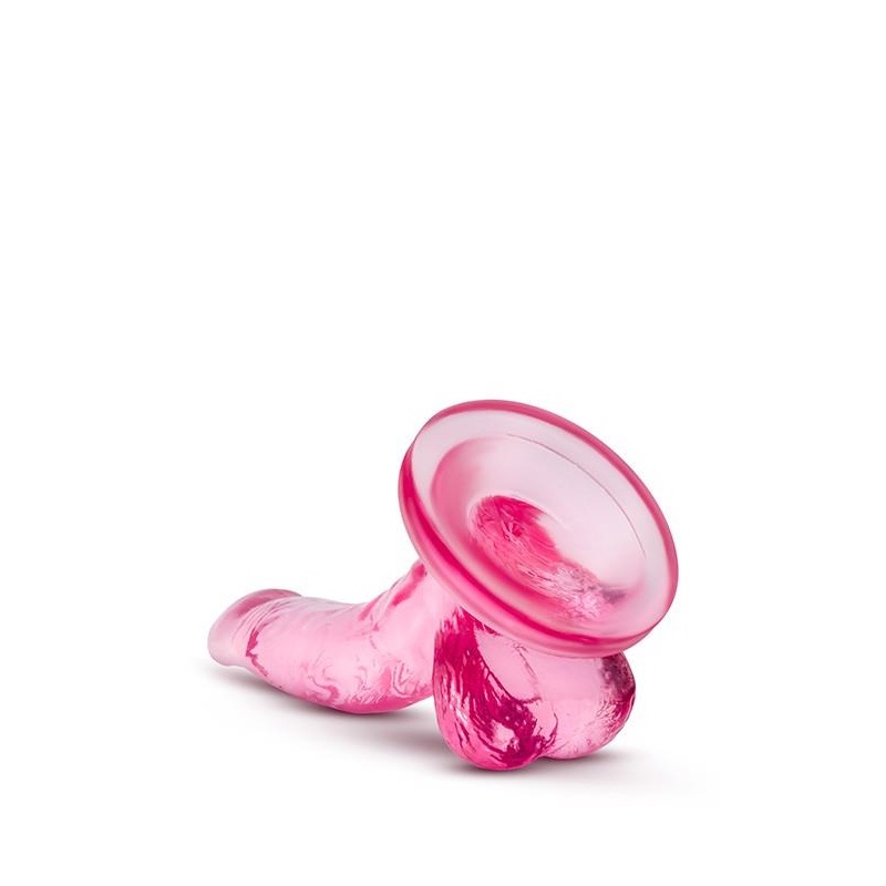 NATURALLY YOURS 4INCH MINI COCK PINK - 5