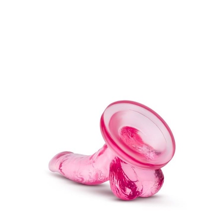 NATURALLY YOURS 4INCH MINI COCK PINK - 5